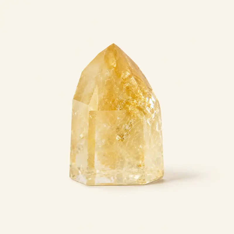 Citrino — piedra natural para prosperidad y buena energía