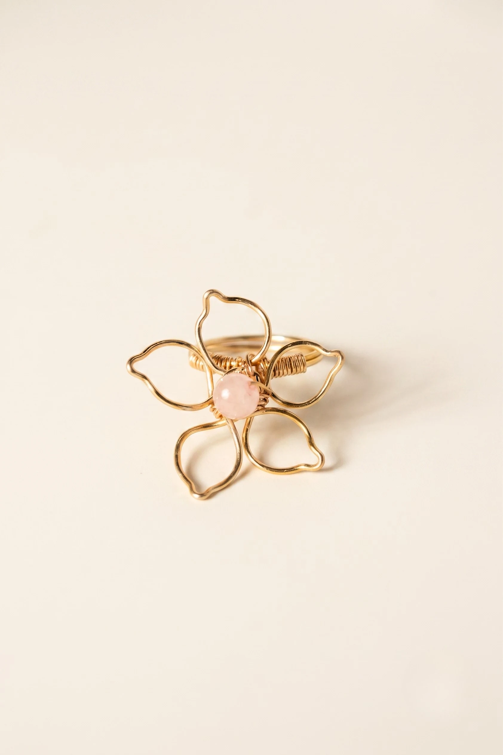 Anillo Flor Dorada