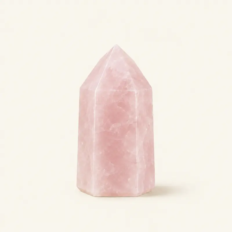 Cuarzo Rosa — piedra natural para el amor propio y la armonía