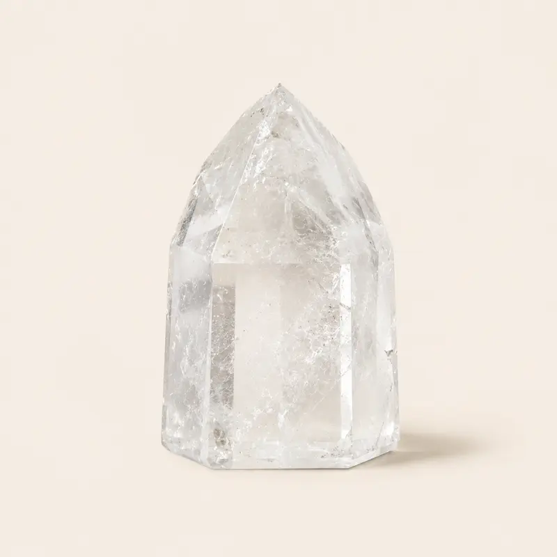 Cuarzo Blanco — piedra natural para claridad y paz interior